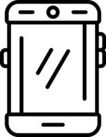 Smart Phone Line Icon vector