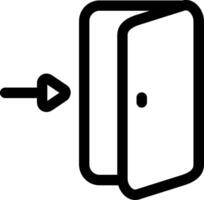 Sign in Line Icon vector