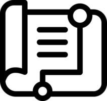 Map Marker Line Icon vector
