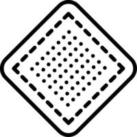Patches Line Icon vector
