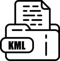 KML File Icon vector