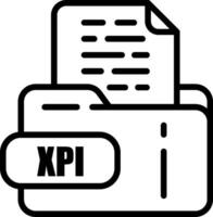 XPI File Icon vector
