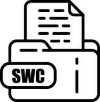 SWC File Icon vector