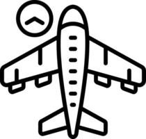 Flight Delayed Line Icon vector