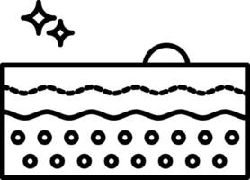 Pimple Line Icon vector
