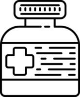 Medicine Line Icon vector
