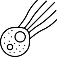 Pyrococcus Furiosus Line Icon vector
