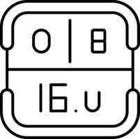 Oxygen Periodic Table Element vector