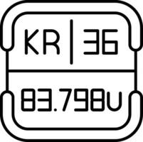 Krypton Periodic Table Element vector