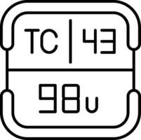 Technetium Periodic Table Element vector