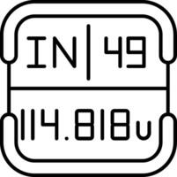 Indium Periodic Table Element vector