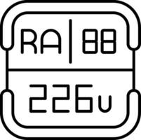 Radium Periodic Table Element vector