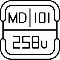 Mendelevium Periodic Table Element vector