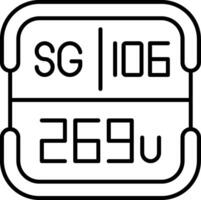 Seaborgium Periodic Table Element vector