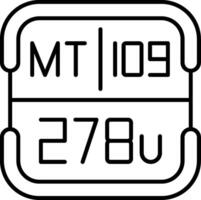 Meitnerium Periodic Table Element vector