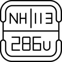 Nihonium Periodic Table Element vector