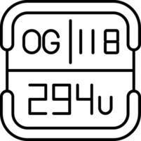 Oganesson Periodic Table Element vector