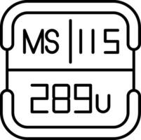Moscovium Periodic Table Element vector
