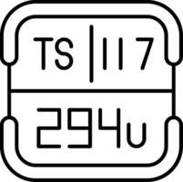 Tennessine Periodic Table Element vector