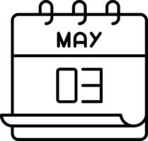 May 3 Icon vector
