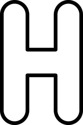 Capital H Icon
