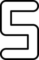Five Line Icon vector