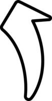 Wahid Line Icon vector