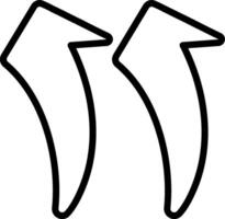 Ahad Ashar Line Icon vector