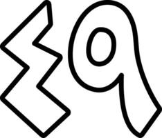 Tisa wa Arbaoon Line Icon vector