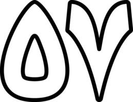 Saba wa Khamsoon Line Icon vector