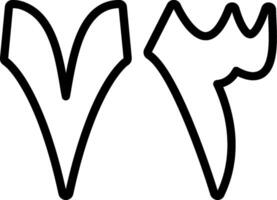 Thalatha wa Saboon Line Icon vector