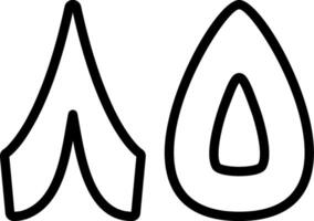 Khamsa wa Thamaniyoon Line Icon vector