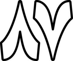 Saba wa Thamaniyoon Line Icon vector