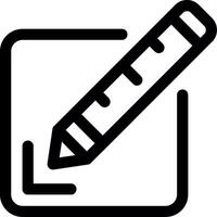 Edit Line Icon vector