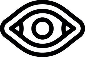 Eye Line Icon vector