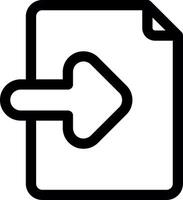 File Line Icon vector