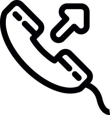 Outgoing Call Line Icon
