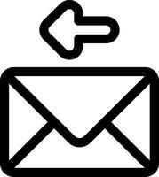 Upcoming Message Line Icon vector