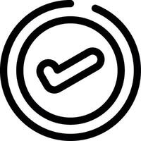Approve Line Icon vector