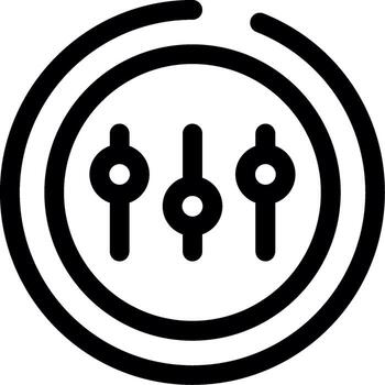 Setting Line Icon vector