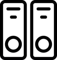 Folder Line Icon vector