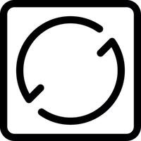 Refresh Line Icon vector