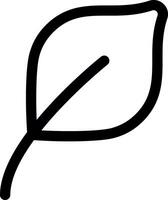 Leaf Line Icon vector