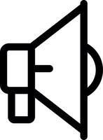 Megaphone Line Icon vector