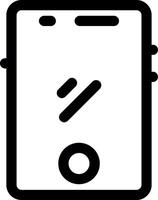 Smartphone Line Icon vector