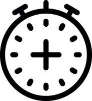 Alarm Clock Line Icon vector