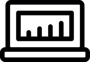 Data Analytics Line Icon vector