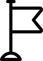 Flag Line Icon vector