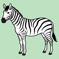 Zebra illustration mascot, zebra silhouette, icon, characters, black zebra drawn trendy logo illustration, zebra on a white background. vector