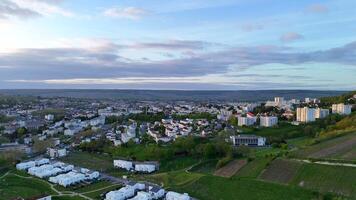 Epernay, France. Drone Flight and Scenic View video